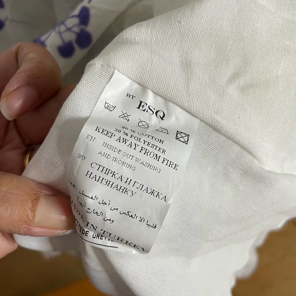 By ESQ Floral Embroiled Bohemian White Dress - Picture 11 of 12